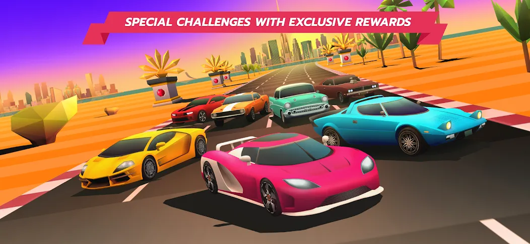 Horizon Chase – Arcade Racing (Хорайзон Чейс)  [МОД Бесконечные деньги] Screenshot 3