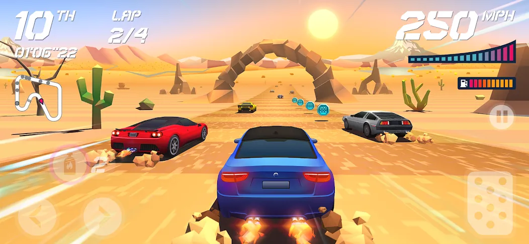 Horizon Chase – Arcade Racing (Хорайзон Чейс)  [МОД Бесконечные деньги] Screenshot 5