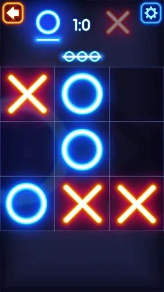 Tic Tac Toe Glow: 2 Players  [МОД Бесконечные деньги] Screenshot 5