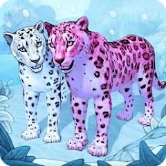 Взлом Snow Leopard Family Sim Online  [МОД Все открыто] - полная версия apk на Андроид