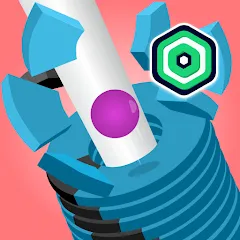 Скачать взломанную Havok Ball Robux Roblominer (Хавок Балл Робукс Робломайнер)  [МОД Бесконечные монеты] - полная версия apk на Андроид