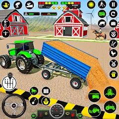 Взлом Tractor Farming: Tractor Games (Тракторное хозяйство)  [МОД Много денег] - полная версия apk на Андроид