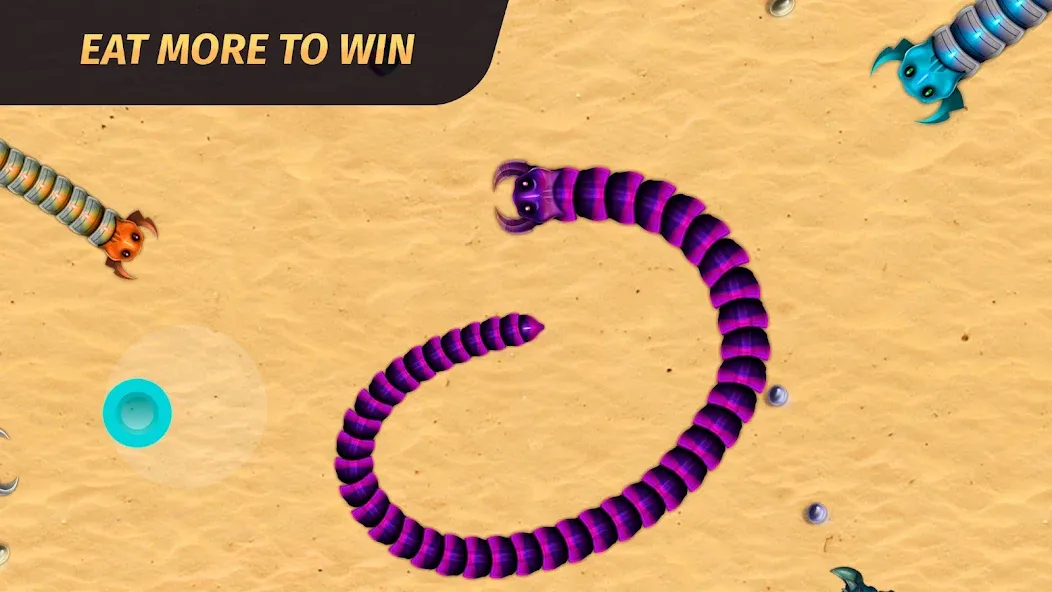 Worm.io - Gusanos Battle  [МОД Mega Pack] Screenshot 3