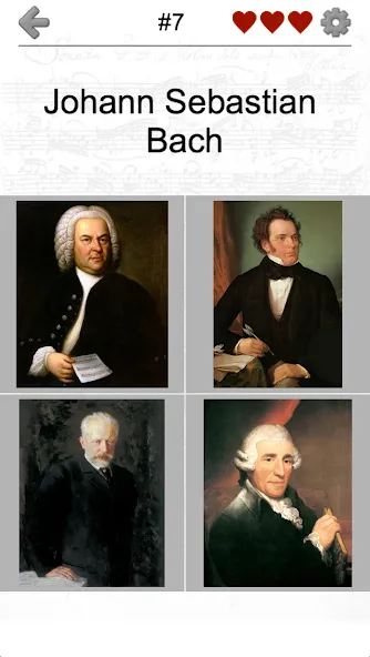 Famous Composers Portrait Quiz  [МОД Меню] Screenshot 2