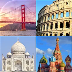 Скачать взломанную Cities of the World Photo-Quiz  [МОД Все открыто] - последняя версия apk на Андроид