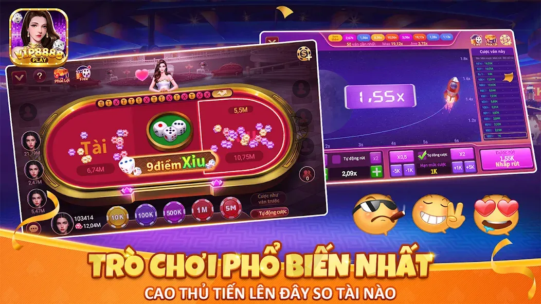 VIP8888 Play - Sòng Bạc ONLINE (ВИП8888 Плей)  [МОД Unlimited Money] Screenshot 3