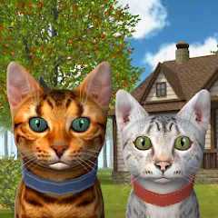 Скачать взломанную Cat Simulator : Kitties Family  [МОД Бесконечные монеты] - последняя версия apk на Андроид