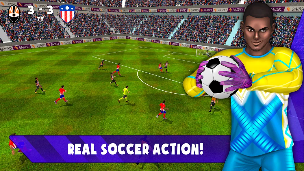 Soccer Goalkeeper 2024 (Соккер Голкипер 2022)  [МОД Бесконечные деньги] Screenshot 5