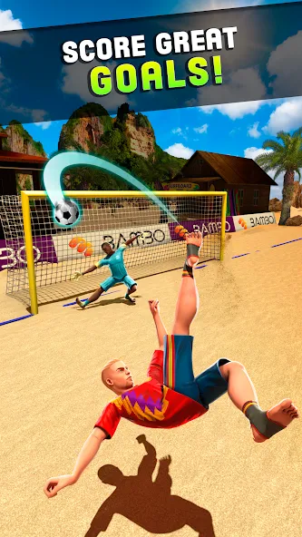 Shoot Goal - Beach Soccer Game (Шут)  [МОД Все открыто] Screenshot 3