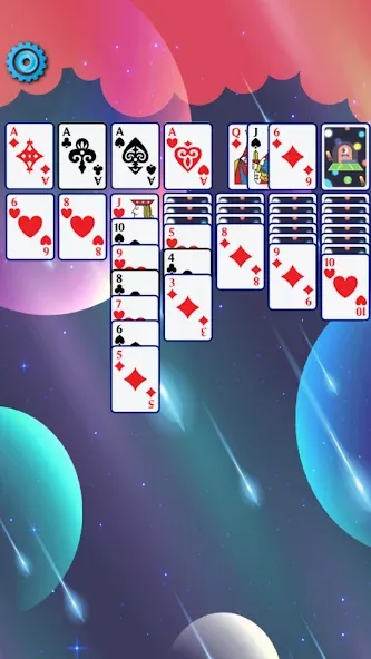 Solitaire Space™ (Солярис Спейс)  [МОД Unlimited Money] Screenshot 5