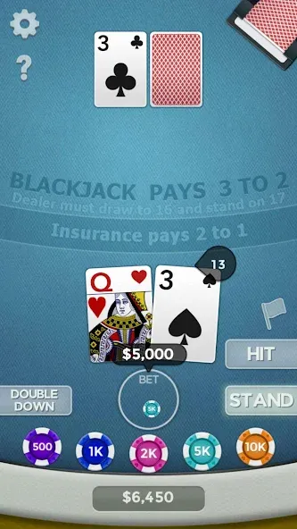 Blackjack 21  [МОД Unlocked] Screenshot 1