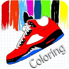 Взлом Basketball Shoes Coloring Book (Раскраска кроссовок для баскетбола)  [МОД Unlocked] - полная версия apk на Андроид