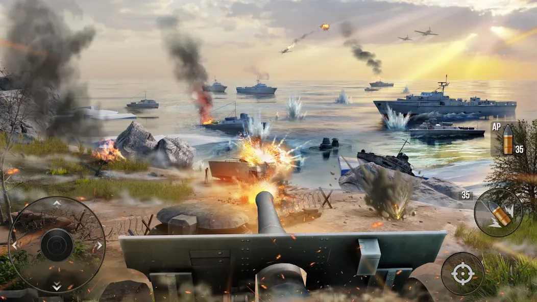 World of Artillery: Cannon War (Ворлд оф Артиллери)  [МОД Бесконечные деньги] Screenshot 2