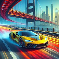 Скачать взломанную Car Race 3D - Racing Master (С  3D  Гонки на автомобилях 3D)  [МОД Mega Pack] - последняя версия apk на Андроид