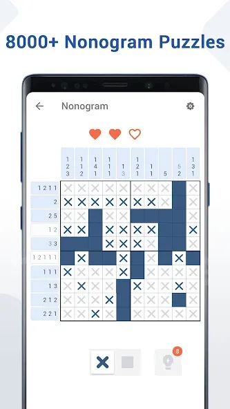 Nonogram - Fun Logic Puzzle (Нонограмма)  [МОД Все открыто] Screenshot 2