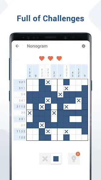 Nonogram - Fun Logic Puzzle (Нонограмма)  [МОД Все открыто] Screenshot 3