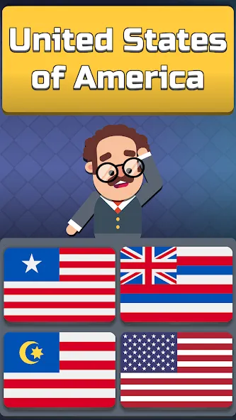 Geography: Flags Quiz Game  [МОД Много монет] Screenshot 1