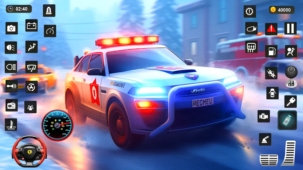 Police Car Kids Driving Game (Кидс Полис Геймс)  [МОД Все открыто] Screenshot 1