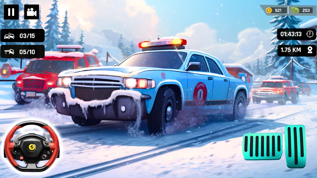 Police Car Kids Driving Game (Кидс Полис Геймс)  [МОД Все открыто] Screenshot 3