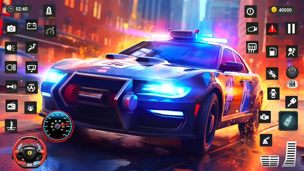 Police Car Kids Driving Game (Кидс Полис Геймс)  [МОД Все открыто] Screenshot 4