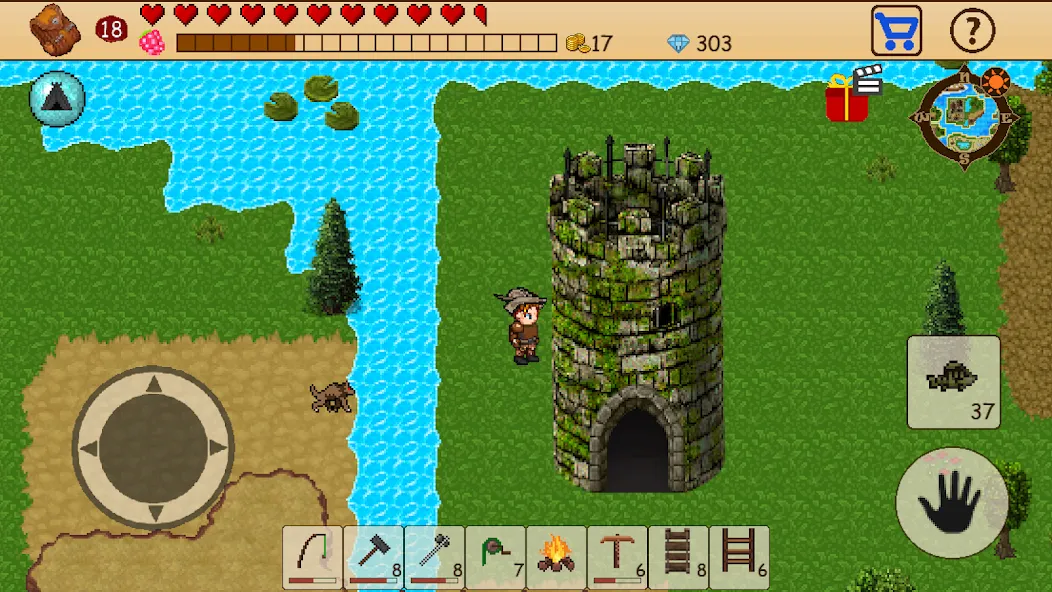 Survival RPG: Open World Pixel (Сурвайвл РПГ)  [МОД Menu] Screenshot 3
