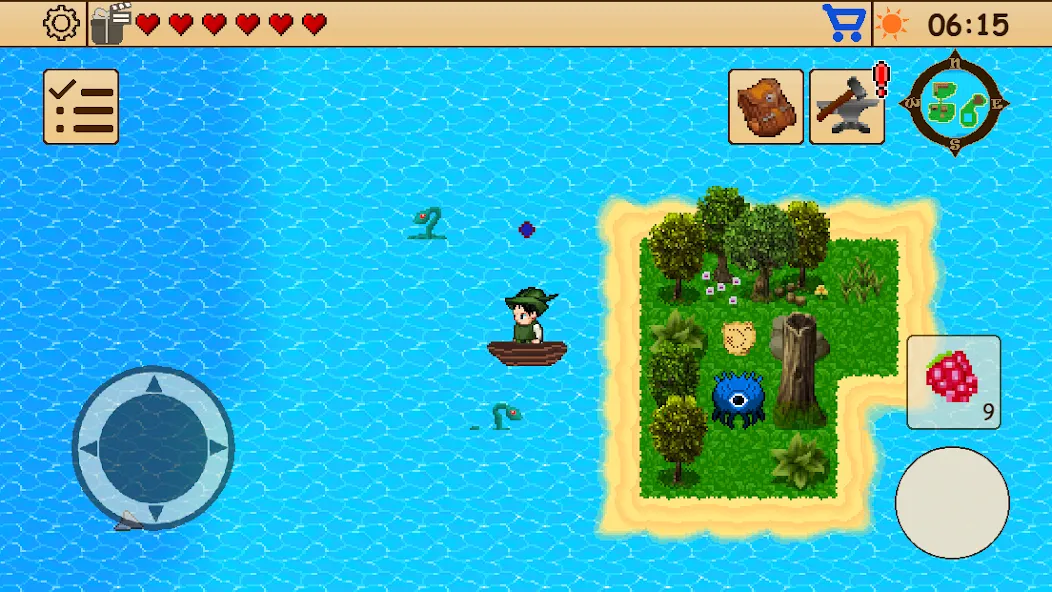 Survival RPG 1: Island Escape (Сурвивал РПГ 1)  [МОД Меню] Screenshot 1