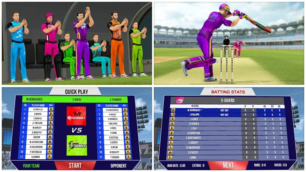 Aussie T20 Cricket Game 2023  [МОД Menu] Screenshot 5