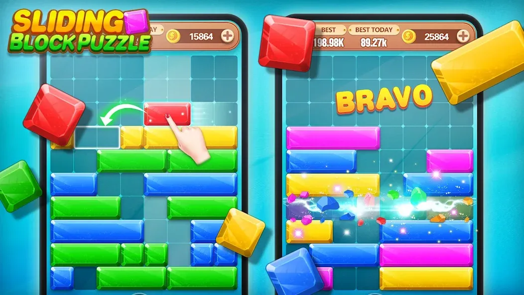 Block Crush - Puzzle Game  [МОД Unlocked] Screenshot 2