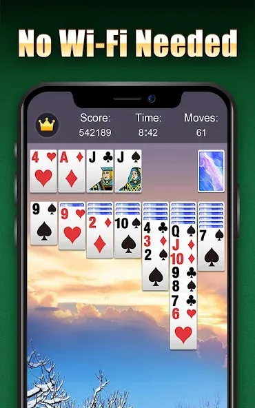 Solitaire  [МОД Много денег] Screenshot 3