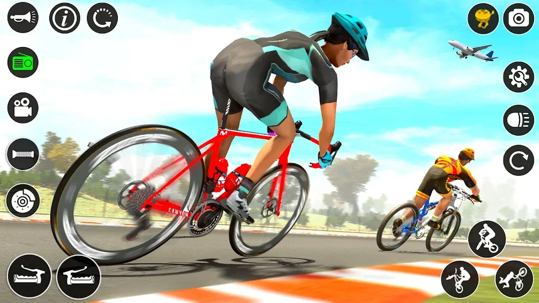 BMX Cycle Race 3d Cycle Games (гонка на велосипедах 3D игры на велосипеде)  [МОД Mega Pack] Screenshot 5