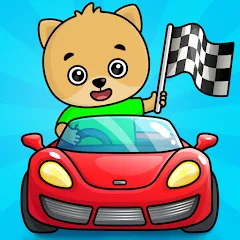 Взломанная Bimi Boo Car Games for Kids  [МОД Бесконечные монеты] - полная версия apk на Андроид