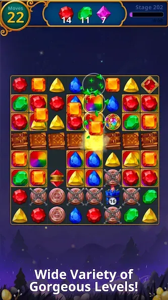 Jewels Magic: Mystery Match3 (Джуэлс Мэджик)  [МОД Много монет] Screenshot 5