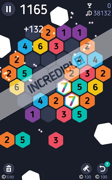 Make7! Hexa Puzzle  [МОД Unlimited Money] Screenshot 4