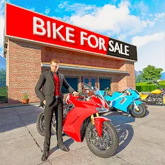 Взломанная Motorcycle Dealer Bike Games  [МОД Unlocked] - полная версия apk на Андроид