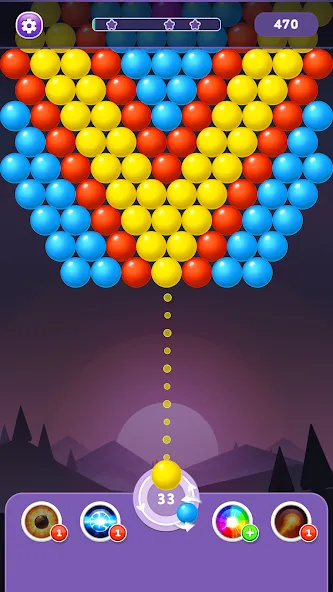 Bubble Shooter Rainbow  [МОД Много денег] Screenshot 2