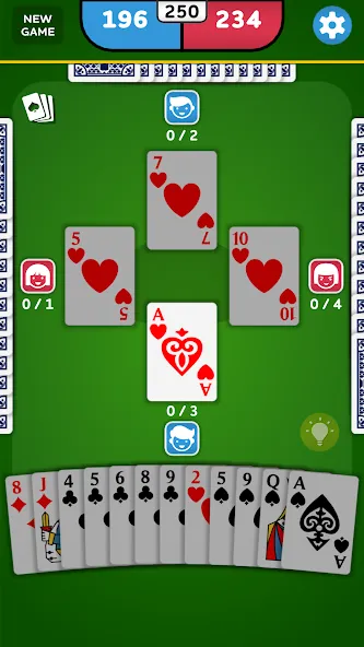 Spades - Card Game (Спейдс)  [МОД Меню] Screenshot 2