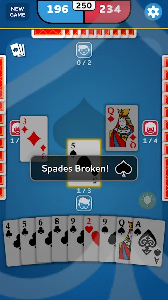 Spades - Card Game (Спейдс)  [МОД Меню] Screenshot 5