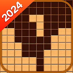 Скачать взломанную WoodCube - Woody Puzzle (ВудКуб)  [МОД Много денег] - последняя версия apk на Андроид