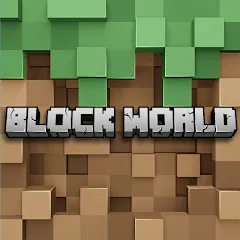 Скачать взломанную Block World 3D: Craft & Build  [МОД Бесконечные монеты] - стабильная версия apk на Андроид