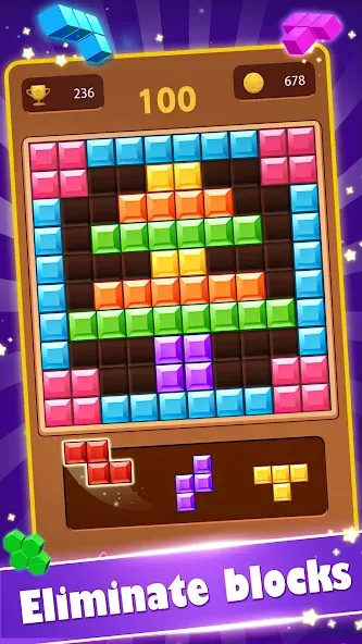 Block Gems: Block Puzzle Games (Блок драгоценные камни)  [МОД Все открыто] Screenshot 2