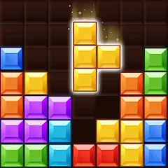 Взломанная Block Gems: Block Puzzle Games (Блок драгоценные камни)  [МОД Все открыто] - последняя версия apk на Андроид