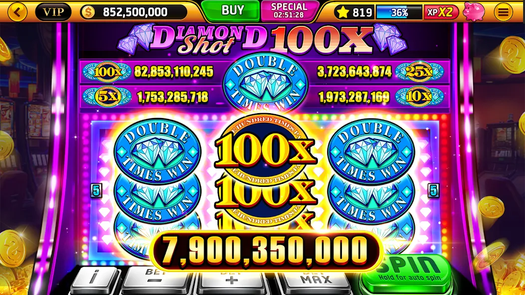 Wild Classic Slots Casino Game  [МОД Бесконечные монеты] Screenshot 1