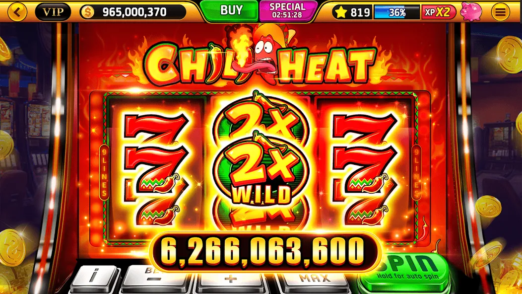 Wild Classic Slots Casino Game  [МОД Бесконечные монеты] Screenshot 5