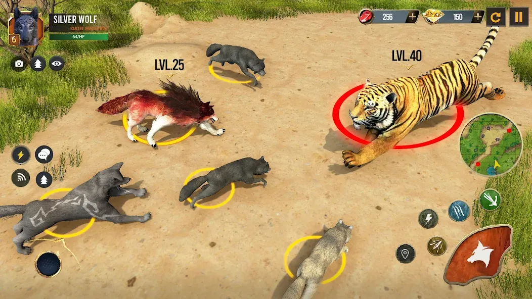 Wild Wolf Simulator Wolf Games  [МОД Все открыто] Screenshot 4