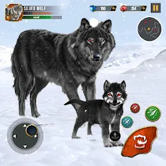 Скачать взлом Wild Wolf Simulator Wolf Games  [МОД Все открыто] - последняя версия apk на Андроид