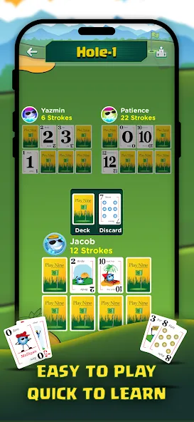 Play Nine: Golf Card Game (Плей Найн)  [МОД Mega Pack] Screenshot 2