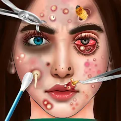 Скачать взлом ASMR Doctor Makeup Salon games (АСМР)  [МОД Все открыто] - стабильная версия apk на Андроид