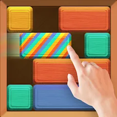 Взломанная Falling Blocks: Sliding Puzzle (Фоллинг блоксы)  [МОД Бесконечные монеты] - полная версия apk на Андроид