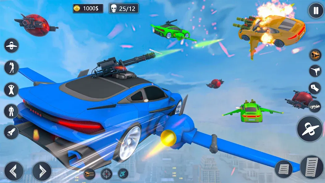 Flying Car Robot Game Car Game  [МОД Menu] Screenshot 5