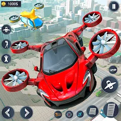 Скачать взломанную Flying Car Robot Game Car Game  [МОД Menu] - последняя версия apk на Андроид